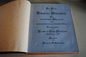Becke-Klüchtzner, Edmund van der (a cura di)La nobiltà del Regno del Württemberg.1879 - Foto 1 di 4