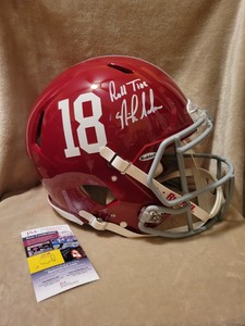 Nick Saban Autographed Footballs 