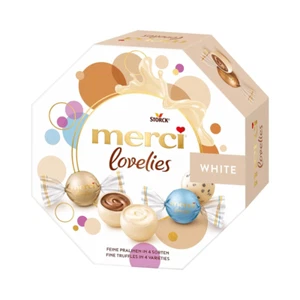 merci lovelies White – 1 x 185g – Pralinenmischung mit gefüllten Schokoladen - Bild 1 von 5