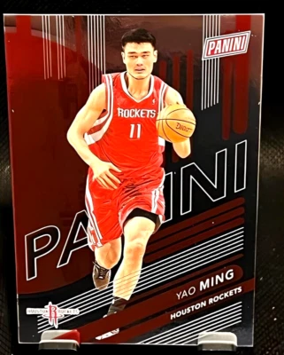 2024 Panini National Convention Yao Ming #45 Foil Silver Pack Promo Rockets - Image 1 of 2