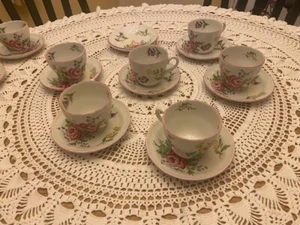 Spode MARLBOROUGH SPRAYS 2/6770N Coffee or Tea Cup & Saucer Set, 6 Available - Picture 1 of 12