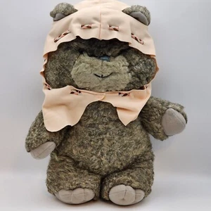 Vintage 1984 Star Wars Kenner Paploo the Ewok Plush 15" Return Of The Jedi Doll - Picture 1 of 8