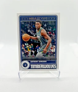 Anthony Edwards - 2023-24 Panini NBA Hoops Tribute #286 - Minnesota Timberwolves - Imagen 1 de 2