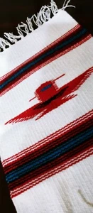 Handcrafted Southwestern Chimayo Weaving Textile Placemat 14"x10" New Mexico - Picture 1 of 12