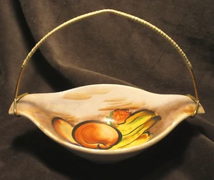 Vintage Ucagco Japan Fruit Basket with Metal Handle CA - Picture 1 of 10
