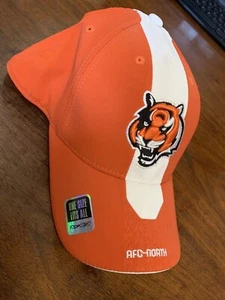 Mütze Kappe Cincinnati Bengals Reebok AFC North NFL nicht verstellbar 1 Größe passt allen neu Etikett - Bild 1 von 6