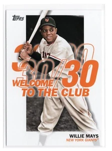 2023 Topps Series 1 Willie Mays Welcome To The 30-30 Club Giants HOF - Picture 1 of 2