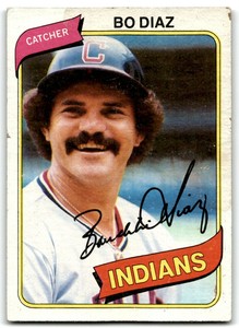 1980 TOPPS BO DIAZ CLEVELAND INDIANS #483