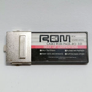 Vintage Casio Rom Pack RO-351 Best of Carpenters - Picture 1 of 10