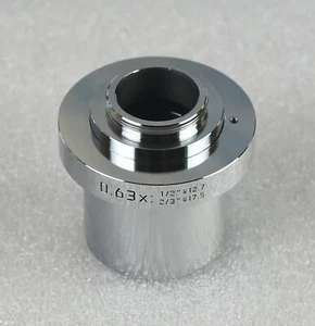 Leica Leitz Microscope 0.63x C-Mount Camera Adapter 541007 for Ø37mm Phototube - Picture 1 of 2