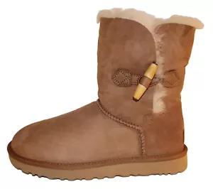 UGG Women's Keeley Boots With Wood Toggle, Chestnut - Picture 1 of 7