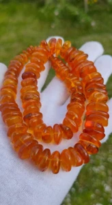 Vintage beads from natural Baltic amber of the USSR 55 gr - Picture 1 of 14