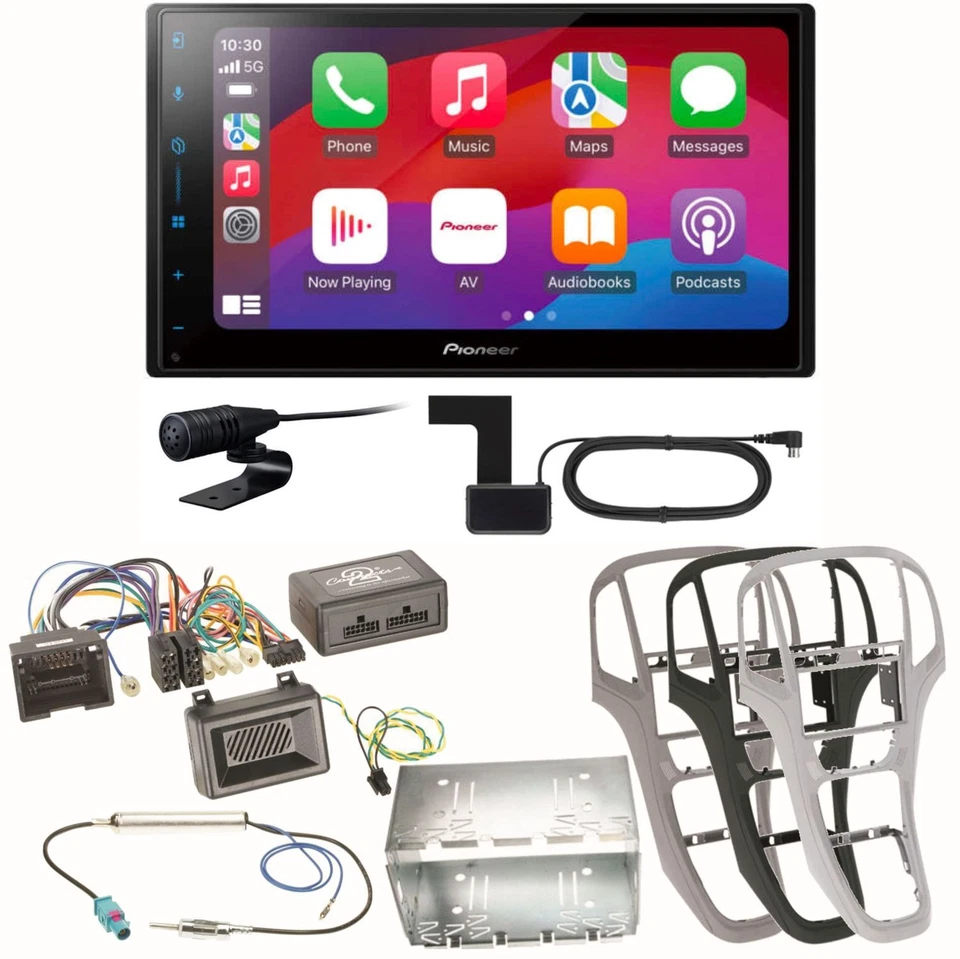 Pioneer SPH-DA77DAB CarPlay Android Auto DAB+ Einbauset für Opel Astra J - Bild 1 von 1