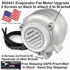 800441 Psc4Be6Hba16 para True GDM-10-26 Ventilador Evaporador Motor Actualización Se envía HOY - Imagen 1 de 9