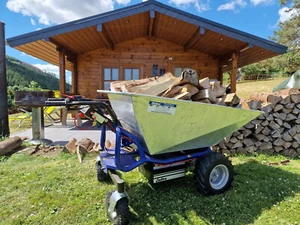 Elektroschubkarre, Zallys DumperJet 4Rad, Akku Minidumper, Elektrodumper NEU - Bild 1 von 13