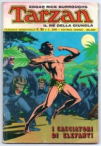 TARZAN editrice CENISIO prima serie N.93 I CACCIATORI DI ELEFANTI 1974 - Picture 1 of 1