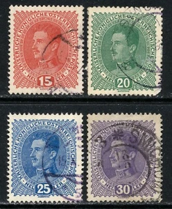 Stamps Austria, Scott # 168-171 used, complete set - Picture 1 of 1