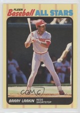 1989 Fleer Baseball All Stars Box Set Barry Larkin #26 HOF