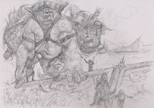 MAGIC THE GATHERING CARD      Dave KENDALL    original art     