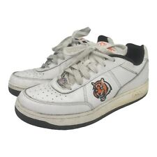 Size 8.5- Reebok Classic Low - NFL Recline - Cincinnati Bengals White Shoes