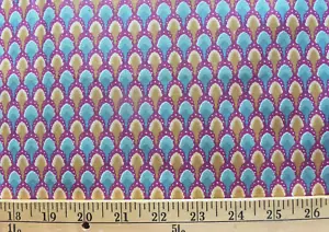 MULTI COLORS CALICO PRINT 100% COTTON SATEEN FABRIC 22X43 + INCHES - Picture 1 of 1