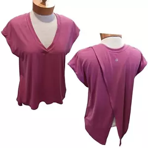 Top donna Athleta Athletic taglia small/media spacco schiena nuovo senza etichette crossback - Foto 1 di 7