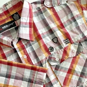 NBN Gear Shirt Mens 3XL 3XXX Plaid Preppy Casual y2k Gorpcore Hipster Coastal - Picture 1 of 11