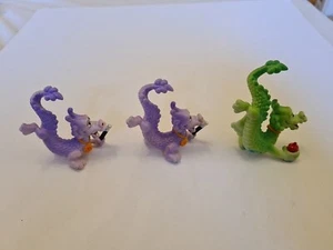 Mcdonalds X3 Vintage Dragons (Zauberstab/Sauce) Spielzeug 1988 UK Happy Meal - Bild 1 von 6