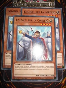 YU-GI-OH! PLAYSET (LOT DE 3) COLONEL SUR LA CORDE C DIFO-FR081 EDITION 1 FR - Picture 1 of 1