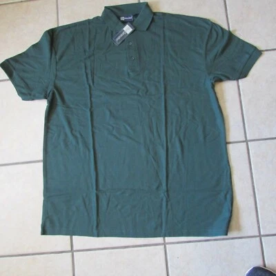 Men's Blue Generation Polo Shirt - 3XL - Hunter Green - Poly/Cotton - NWT (B 43) - Image 1 of 4