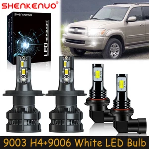 Faro LED blanco luz antiniebla haz alto bajo Z8 para Toyota Sequoia 2001-2007 - Imagen 1 de 22