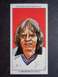 The Sun Soccercards 1978-79 - Arthur Graham - Scotland #65