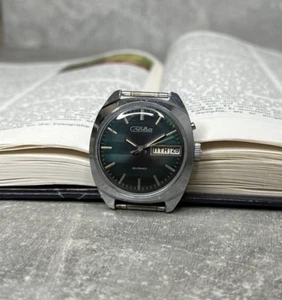 VINTAGE Soviet Watch SLAVA 40 mm 26 Jewels EXPORT wristwatch -Serviced- - Picture 1 of 12
