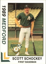 1989 Medford Athletics Best #2 Scott Schockey