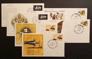 Australia Stamps 1976 Telephone CSIRO Nationhood 6 x First Day Covers (w) - Picture 1 of 7