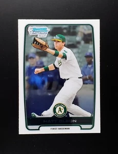 2012 1st Bowman Chrome Draft Matt Olson #BDPP20 0026 - Picture 1 of 3