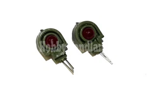 Henglong RC Tank 1/16 3838 Snow Leopard 5mm Back Red Light Accessory Part 2 Pair - Picture 1 of 3