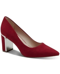 Alfani Decolte Donna Step N' Flex Jensonn Tacco a Blocco, Rosso Micro Taglia 11M - Foto 1 di 1