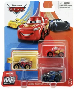 Disney Cars Mini Racers Metal Golden Cruz Ramirez Lighting McQueen Jackson Pack - Picture 1 of 1