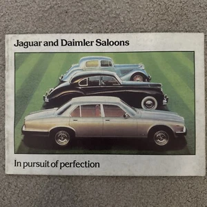 JAGUAR + DAIMLER Saloons Car Sales Brochure 1982 Models XJ12 XJ6 Double Six++ - Picture 1 of 5