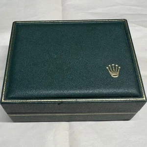 Genuine Rolex Mens Vintage Green Watch Box 5.0" X 2" X 3.75" - Picture 1 of 10