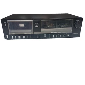 VTG FISHER ~CR-125~ STUDIO STANDARD STEREO CASSETTE DECK PLAYER VU METERS TESTED - Picture 1 of 10