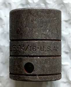 S-K TOOLS USA 46126, 1/2" DRIVE, 13/16" IMPACT SOCKET, SHALLOW, 6 POINT. - Picture 1 of 8