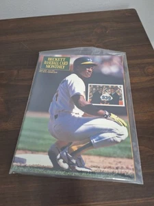 BECKETT BASEBALL MONTHLY Ricky Henderson April 1991 #73 - Picture 1 of 5
