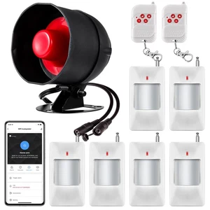 WiFi Alarm System for Home Security, 120dB Wireless Alarm Security System wit... - Picture 1 of 9