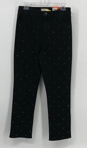 Intempo Womens Rhinestone Black Stretch Skinny Jeans Size 6 NWT - Picture 1 of 7