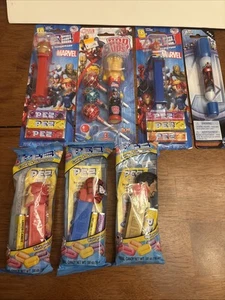 Lotto Marvel Avengers Pez/Dispenser Spider-Man e altri + bonus!!! - Foto 1 di 10