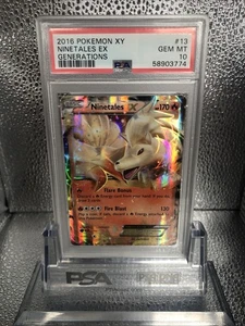 PSA 10 Gem Mint Pokémon 2016 XY Generations Ninetales EX 13/83 - Beschreibung lesen - Bild 1 von 5