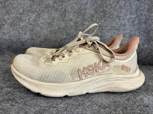 Hoka One One Solimar Damenschuhe Größe 7,5 beige pink gepolstert Straßenlauf - Bild 1 von 9