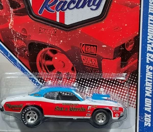 Hot Wheels Sox & Martin's 73 1973 Plymouth Duster Vintage Racing Car w/RRs - Picture 1 of 2